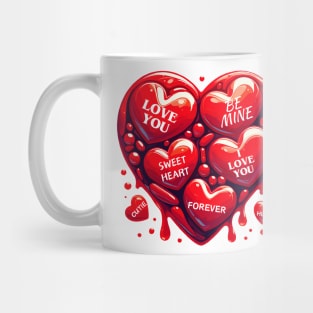 Valentine's Day Hearts Mug